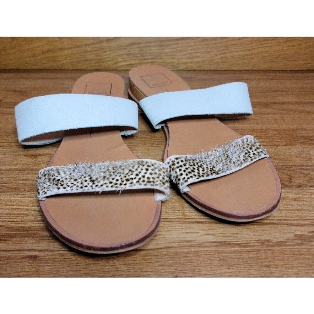 Dolce Vita Animal Print Slip On Sandals